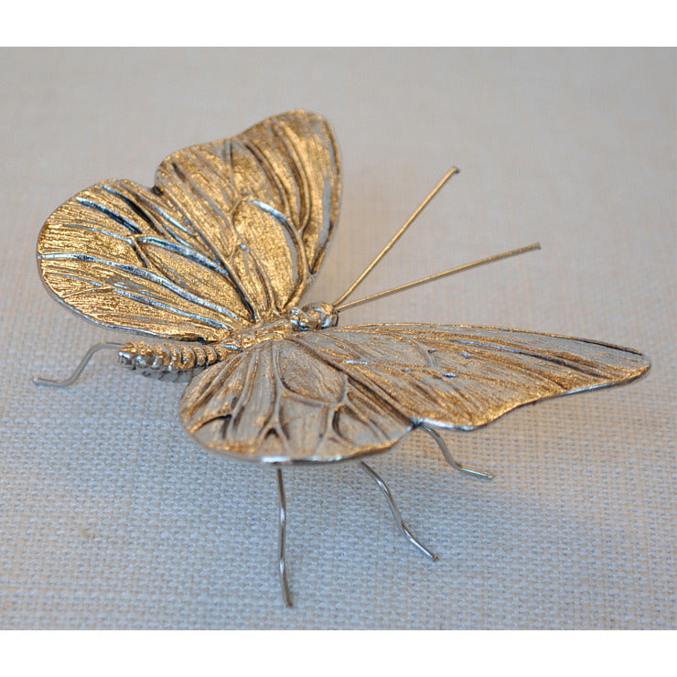 北欧雑貨 インテリア おしゃれ 昆虫 メタル シルバー 銀 アンティークシルバー 蝶々 butterfly バタフライ ブロストコペンハーゲン Broste Copenhagen 05ASI-01