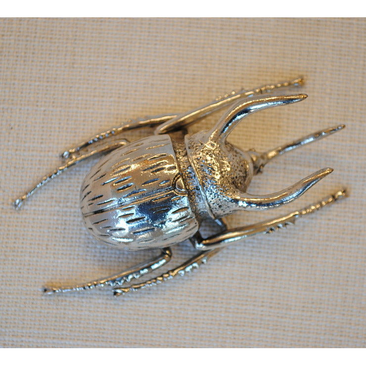 北欧雑貨 インテリア おしゃれ 昆虫 メタル シルバー 銀 アトラスオオカブト カブトムシ beetle ビートル ブロストコペンハーゲン METAL Broste Copenhagen 06S1