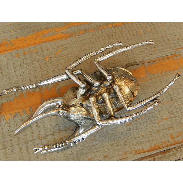 北欧雑貨 インテリア おしゃれ 昆虫 メタル シルバー 銀 アトラスオオカブト カブトムシ beetle ビートル ブロストコペンハーゲン METAL Broste Copenhagen 06S1