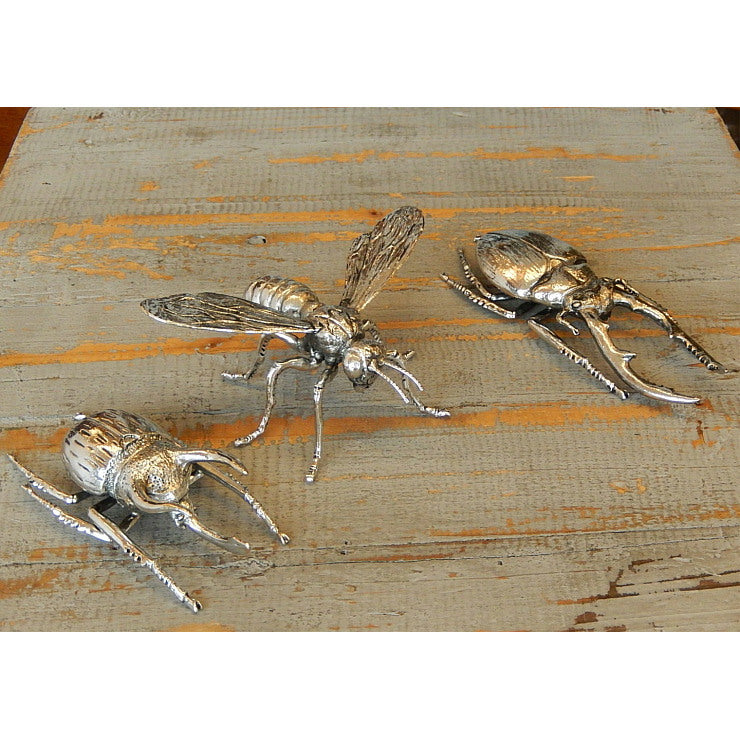 北欧雑貨 インテリア おしゃれ 昆虫 メタル シルバー 銀 アトラスオオカブト カブトムシ beetle ビートル ブロストコペンハーゲン METAL Broste Copenhagen 06S1