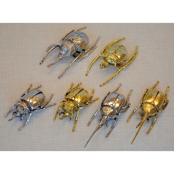 北欧雑貨 インテリア おしゃれ 昆虫 メタル シルバー 銀 アトラスオオカブト カブトムシ beetle ビートル ブロストコペンハーゲン METAL Broste Copenhagen 06S1