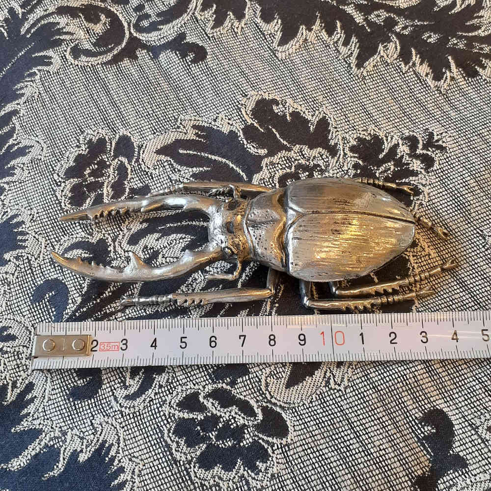 北欧雑貨 インテリア おしゃれ メタル シルバー 銀 昆虫 ノコギリクワガタ Stag beetle スタッグ ビートル ブロストコペンハーゲン METAL Broste Copenhagen 06S3
