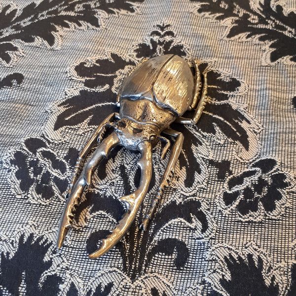 北欧雑貨 インテリア おしゃれ メタル シルバー 銀 昆虫 ノコギリクワガタ Stag beetle スタッグ ビートル ブロストコペンハーゲン METAL Broste Copenhagen 06S3