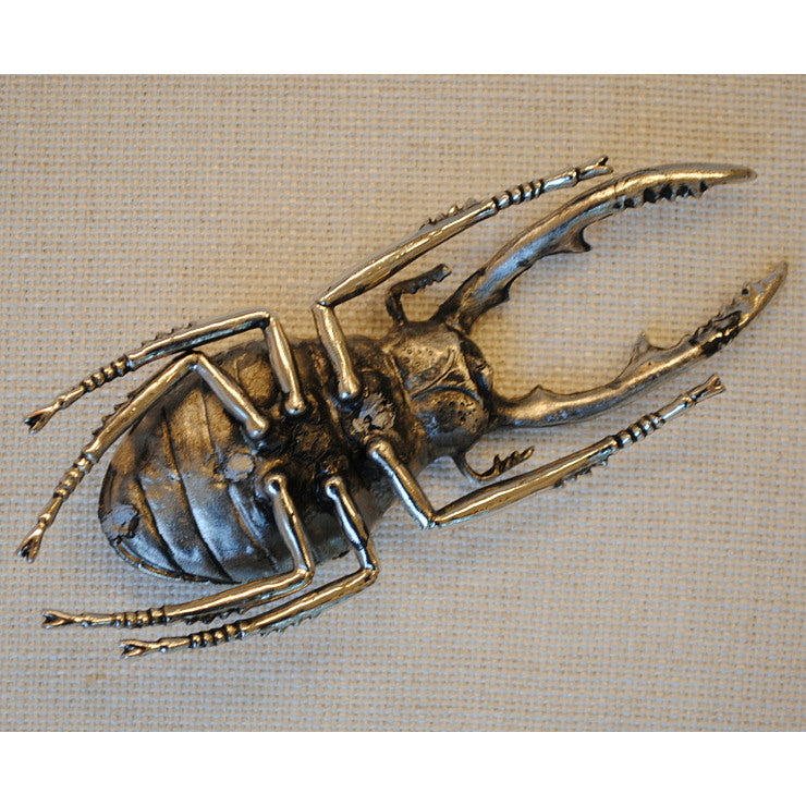 北欧雑貨 インテリア おしゃれ メタル シルバー 銀 昆虫 ノコギリクワガタ Stag beetle スタッグ ビートル ブロストコペンハーゲン METAL Broste Copenhagen 06S3