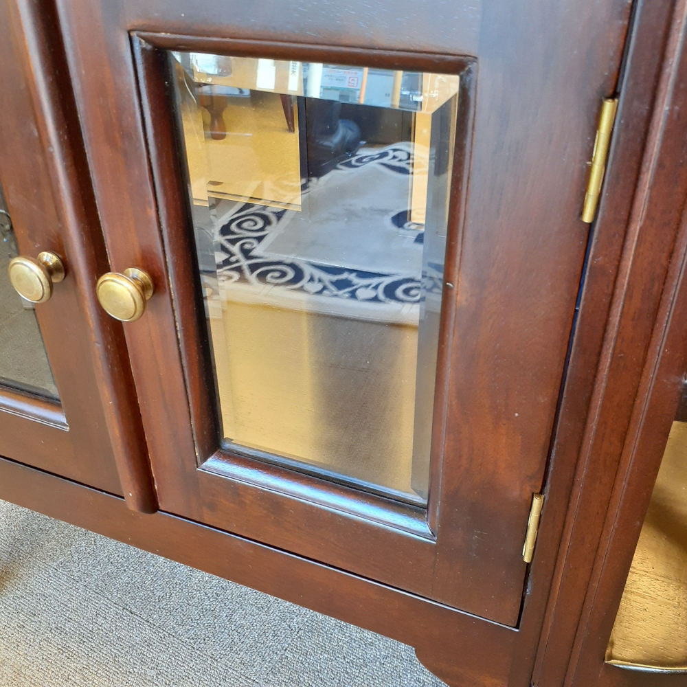 キャビネット トレイ付きキャビネット キャビネットテーブル トレイテーブル アンティーク風家具 マホガニー家具 バリーウイリアム BallyWilliam 117051