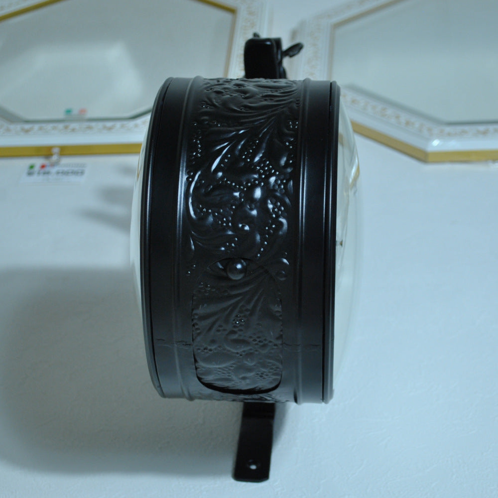 時計 駅舎時計 両面文字盤時計 壁掛け時計 掛時計 両面時計 オシャレ おしゃれ ステーションクロック ウォールクロック クロック EthnicClockMakerts 306010BK