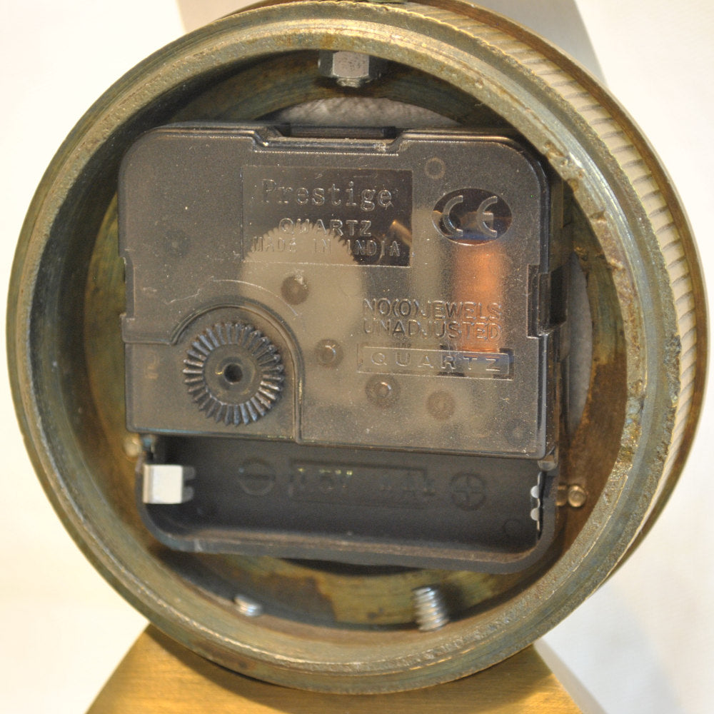 時計 球型置時計 レンズ時計 置時計 インテリア時計 真鍮製時計 インテリア雑貨 テーブルクロック アンティーク風置時計 真鍮雑貨 310002