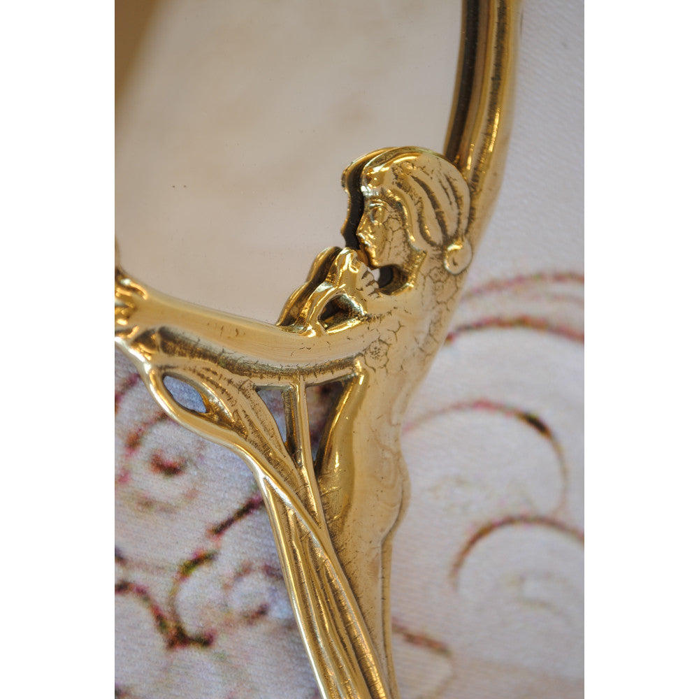 手鏡 鏡 ハンドミラー ミラー 真鍮 イタリア製 クラシック イタリー製 アンティーク風 レディー スティラーズ STILARS 388008