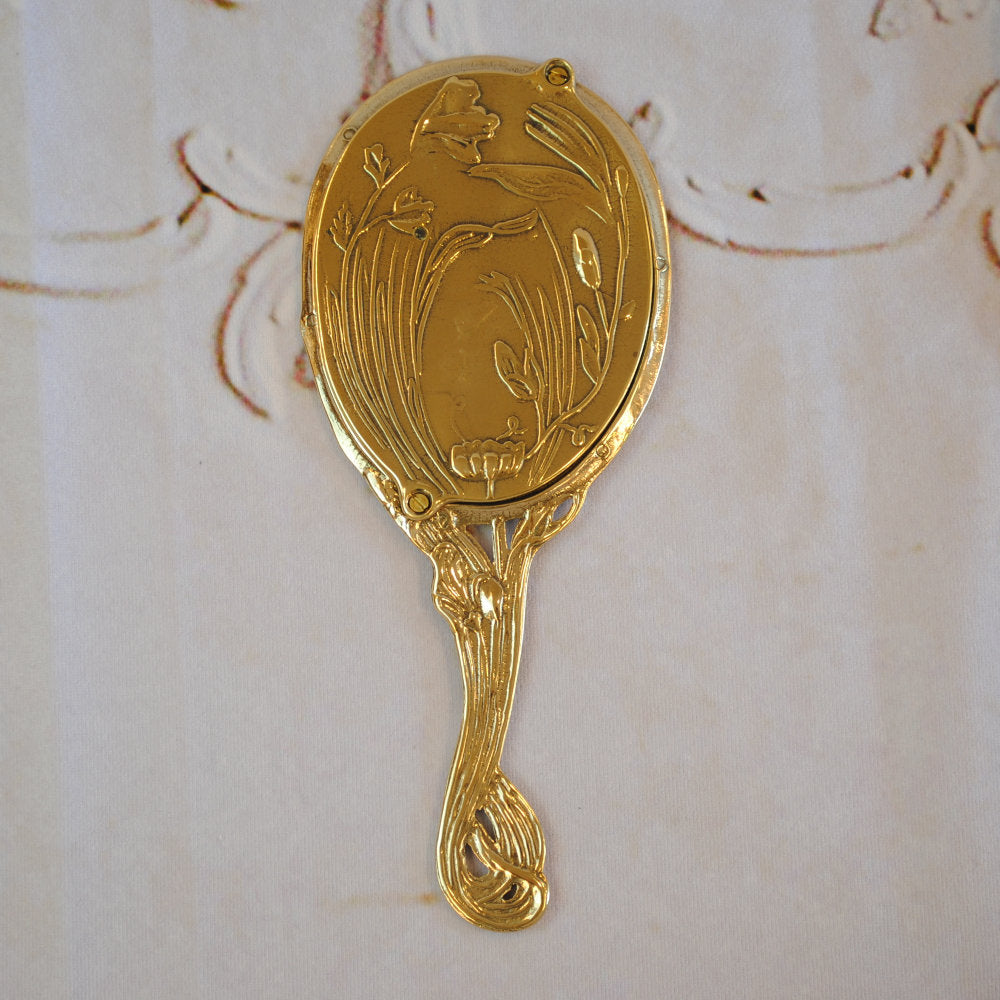 手鏡 鏡 ハンドミラー ミラー 真鍮 イタリア製 クラシック イタリー製 アンティーク風 レディー スティラーズ STILARS 388008