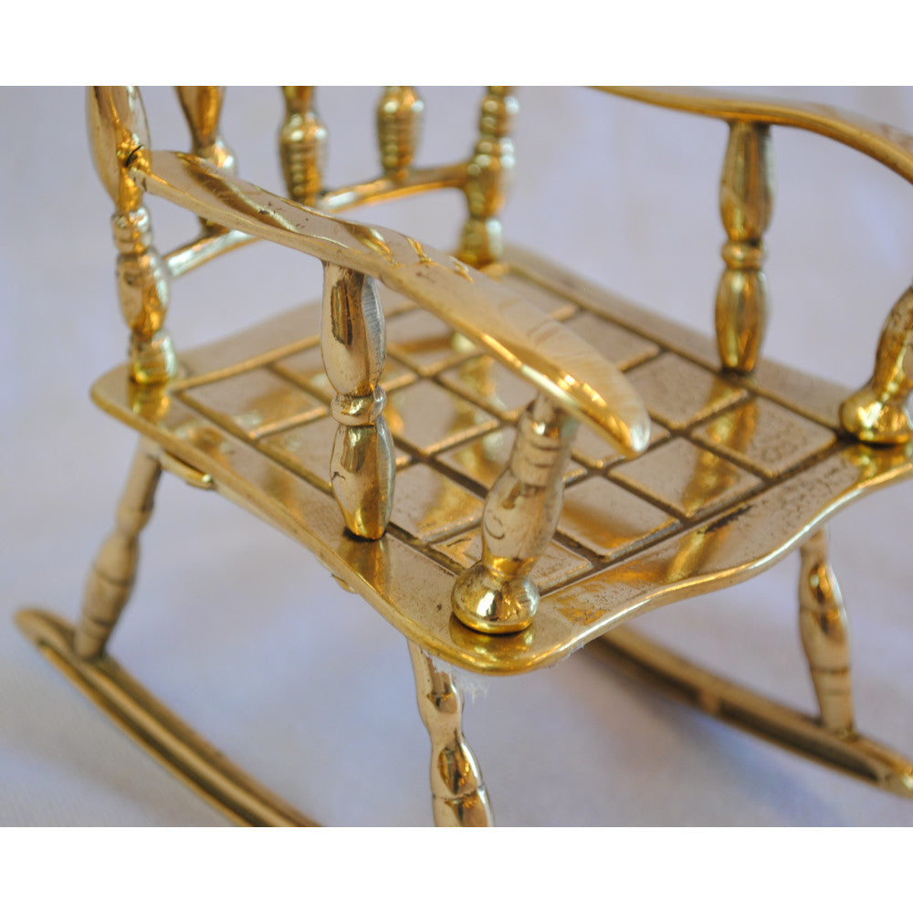 ドールチェア ミニチュアロッキングチェア チェア 真鍮雑貨 オブジェ アンティーク調雑貨 イタリア製ドールチェア 真鍮雑貨 スティラーズ STILARS 388036