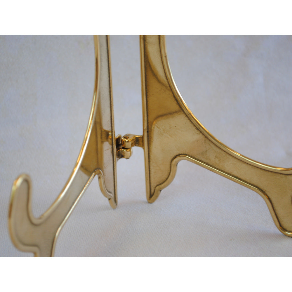 皿立て イーゼル Sサイズ 光沢仕上げ ゴールド エレガント ロココ 真鍮雑貨 真鍮 ブラス イタリア製 アンティーク調 雑貨 スティラーズ STILARS 388136