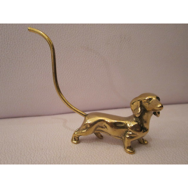 リングホルダー DOG ダックスフンド STILARS スティラーズ 真鍮 ブラス イタリア製 アンティーク調 雑貨 388284