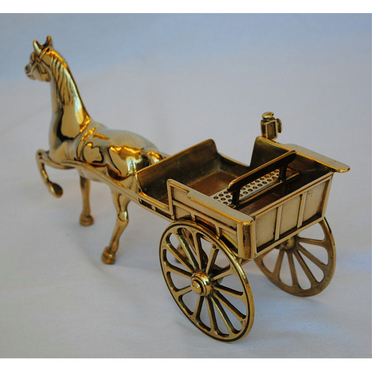 馬車型 タバコホルダー シュガレットホルダー 煙草盆 馬 馬車置物 オブジェ オーナメント 真鍮 ブラス イタリア製 アンティーク調 雑貨 STILARS スティラーズ 388215