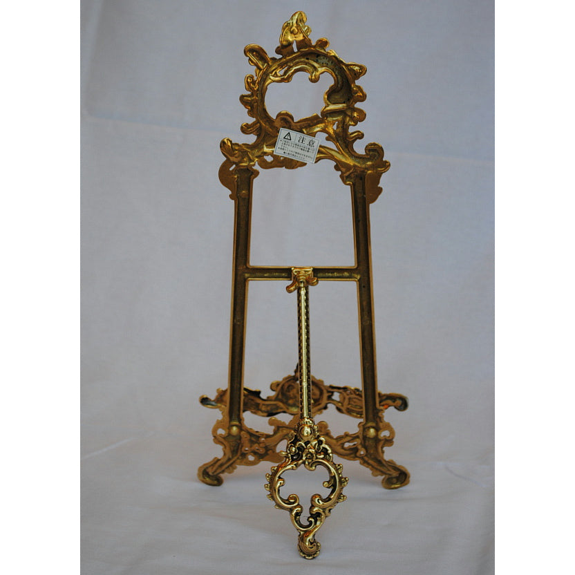 イーゼル M ミディアム 皿立て ゴールド エレガント ロココ 真鍮 ブラス イタリア製 アンティーク調 雑貨 388216