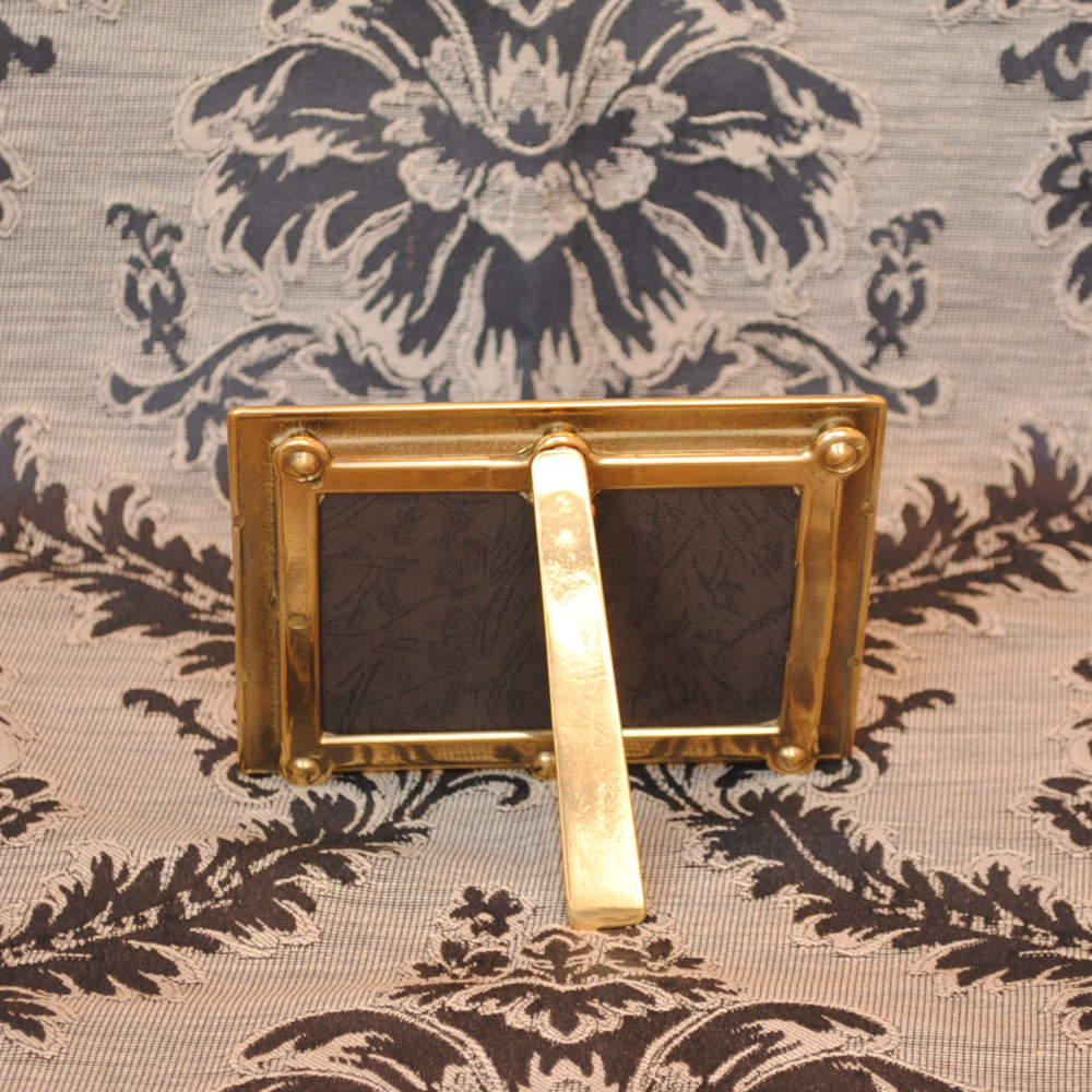 フォトフレーム 写真立て おしゃれ アンティーク調 フィオーリ 金色 横タイプ 真鍮雑貨 真鍮製 ブラス イタリー製 スティラーズ STILARS 388221