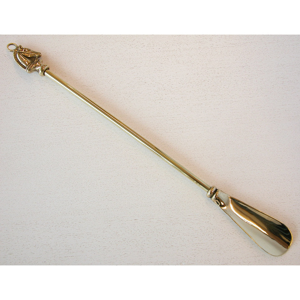 靴ベラ シューホーン イタリア製 おしゃれ くつべら 真鍮 スタイリッシュ 玄関雑貨 イタリーの靴べら ホース ロング 馬 スティラーズ 雑貨 388281