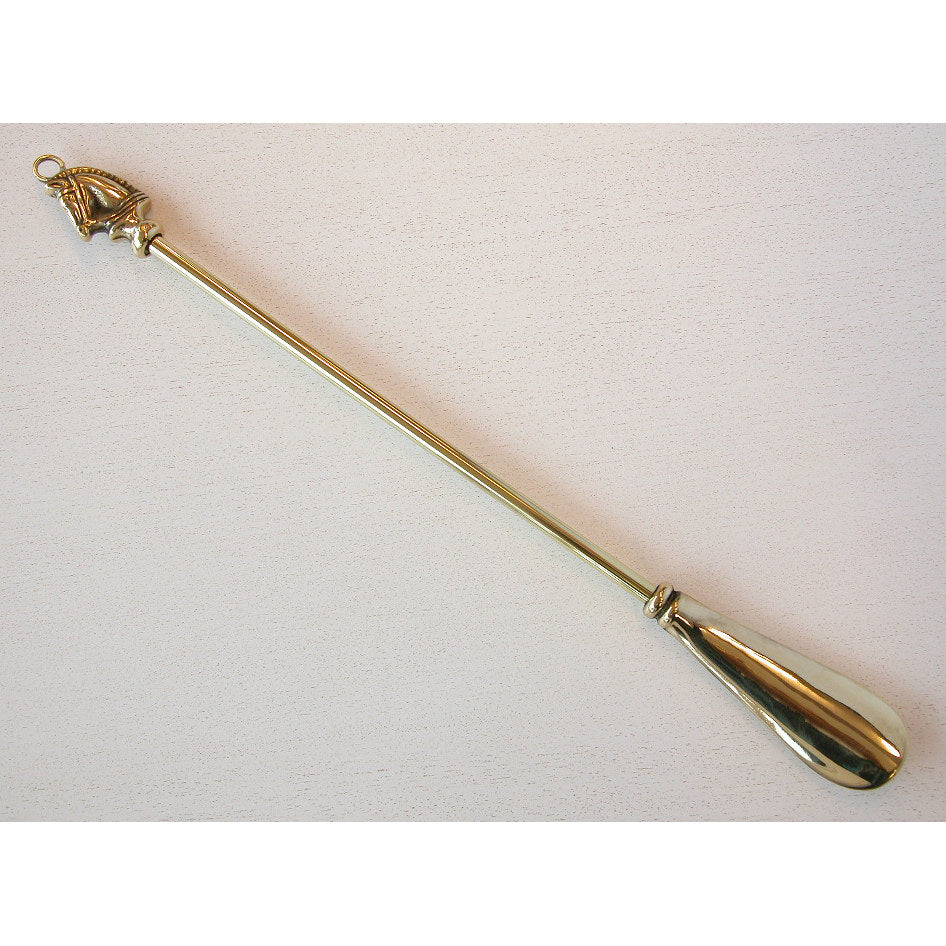 靴ベラ シューホーン イタリア製 おしゃれ くつべら 真鍮 スタイリッシュ 玄関雑貨 イタリーの靴べら ホース ロング 馬 スティラーズ 雑貨 388281