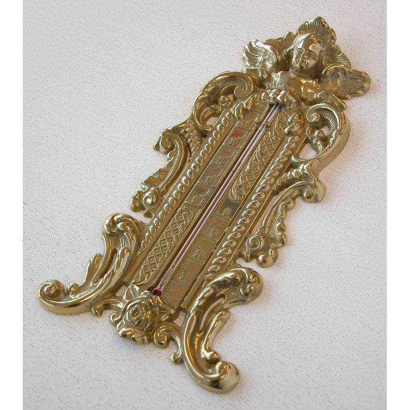 温度計 天使の温度計 エンジェル 天使 室温計 壁掛け温度計 インテリア雑貨 真鍮雑貨 ブラス イタリア製 アンティーク調 雑貨 スティラーズ STILARS 388287