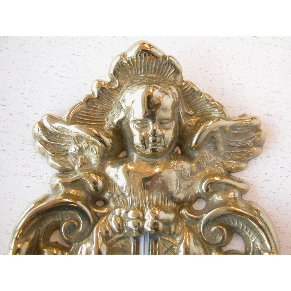 温度計 天使の温度計 エンジェル 天使 室温計 壁掛け温度計 インテリア雑貨 真鍮雑貨 ブラス イタリア製 アンティーク調 雑貨 スティラーズ STILARS 388287