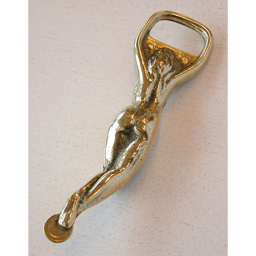 オープナー 栓抜き 裸婦栓抜き 真鍮 ブラス イタリア製 アンティーク調 雑貨 388288