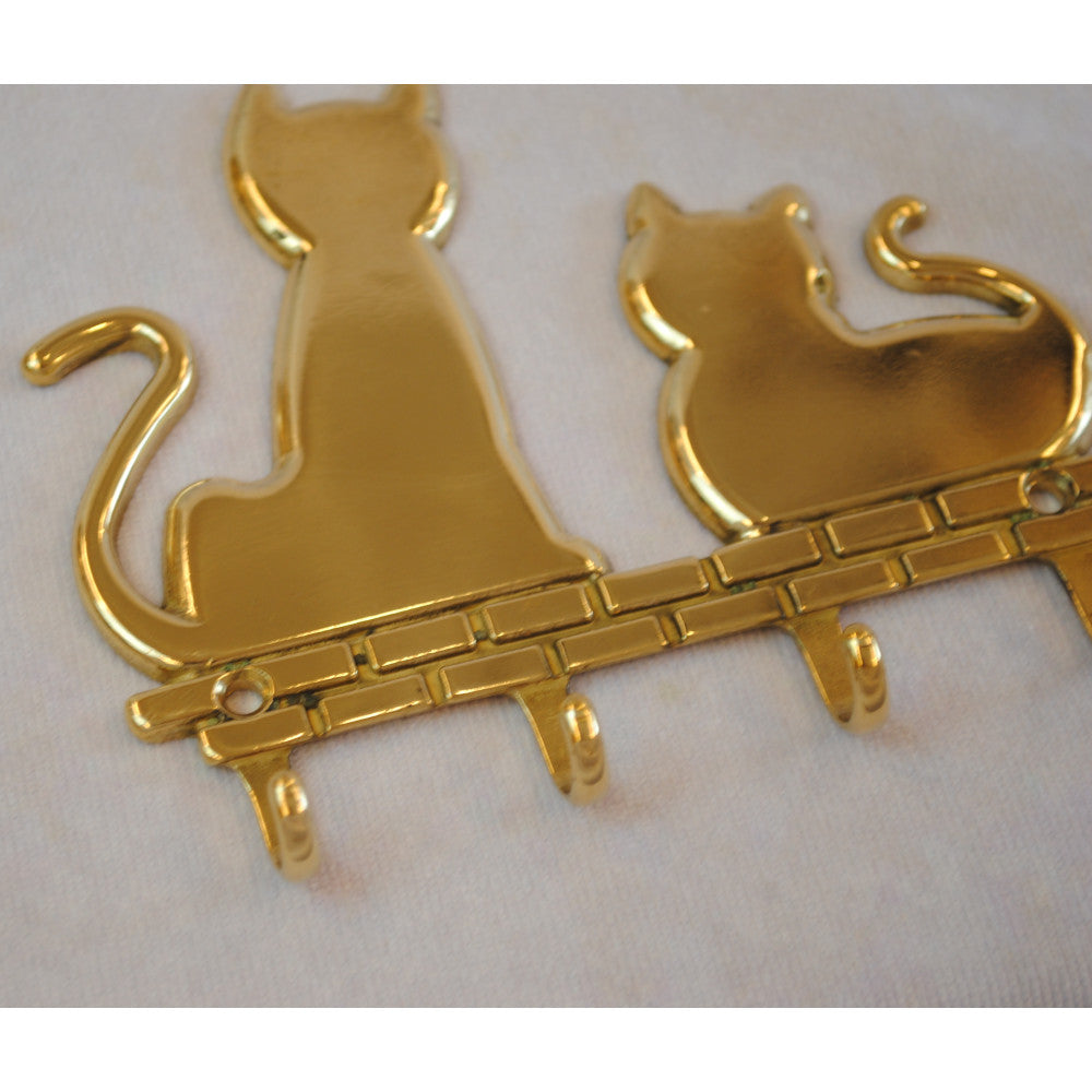 キーラック キーハンガー 壁掛けフック 猫 キャット CAT 真鍮製 真鍮雑貨 雑貨 鍵掛け イタリア製 インテリア雑貨 金 真鍮 ブラス スティラーズ STILARS 388355