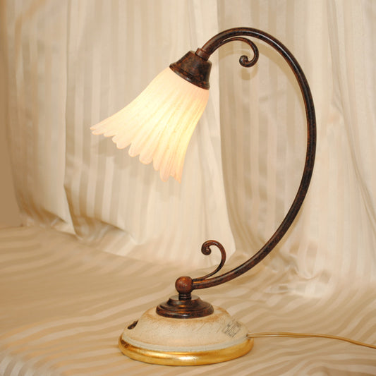 テーブルランプ LEDランプ使用可能 LED対応照明 おしゃれ イタリア製 カパーニ 古木 ランプ 照明器具 クラシック エレガント ゴージャス CAPANNI 701117