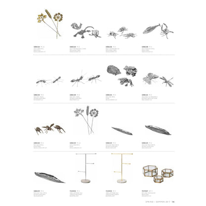 北欧雑貨 インテリア おしゃれ 昆虫 メタル マイマイ カタツムリ 蝸牛 snails スメル ブロストコペンハーゲン METAL Broste Copenhagen 01N1