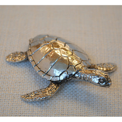 北欧雑貨 インテリア おしゃれ メタル カメ ウミガメ 亀 tortoise ニッケル ブロストコペンハーゲン METAL Broste Copenhagen 01N3