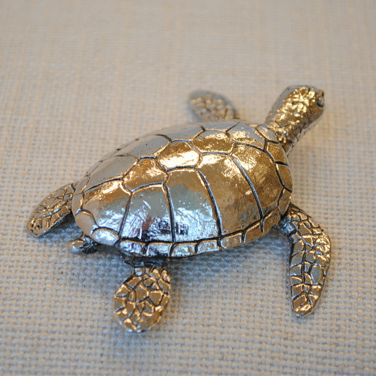 北欧雑貨 インテリア おしゃれ メタル カメ ウミガメ 亀 tortoise ニッケル ブロストコペンハーゲン METAL Broste Copenhagen 01N3