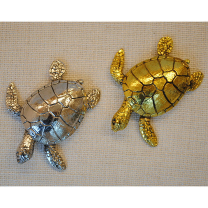 北欧雑貨 インテリア おしゃれ メタル カメ ウミガメ 亀 tortoise ニッケル ブロストコペンハーゲン METAL Broste Copenhagen 01N3