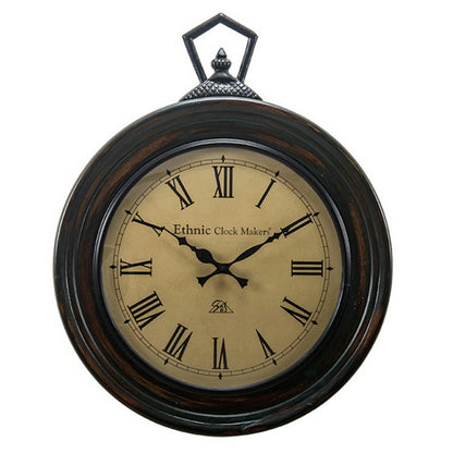 時計 壁掛け時計 掛時計 オシャレ ポッポ屋時計 おしゃれ ウォールクロック ウォール クロック 丸 Ethnic clock Makerts 306026
