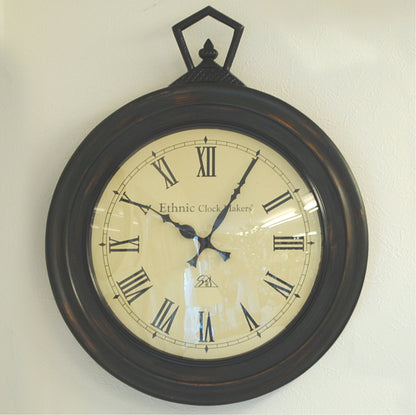 時計 壁掛け時計 掛時計 オシャレ ポッポ屋時計 おしゃれ ウォールクロック ウォール クロック 丸 Ethnic clock Makerts 306026