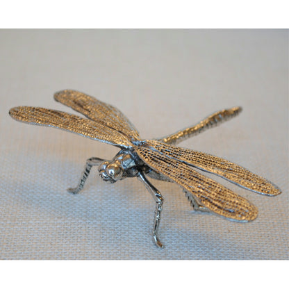 北欧雑貨 インテリア おしゃれ 昆虫 メタル シルバー 銀 アンティークシルバー トンボ 蜻蛉 ドラゴンフライ ブロストコペンハーゲン Broste Copenhagen 05ASI-02