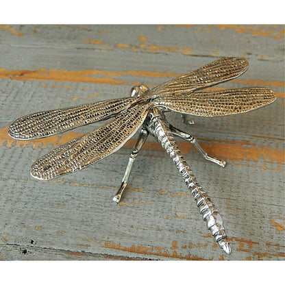 北欧雑貨 インテリア おしゃれ 昆虫 メタル シルバー 銀 アンティークシルバー トンボ 蜻蛉 ドラゴンフライ ブロストコペンハーゲン Broste Copenhagen 05ASI-02