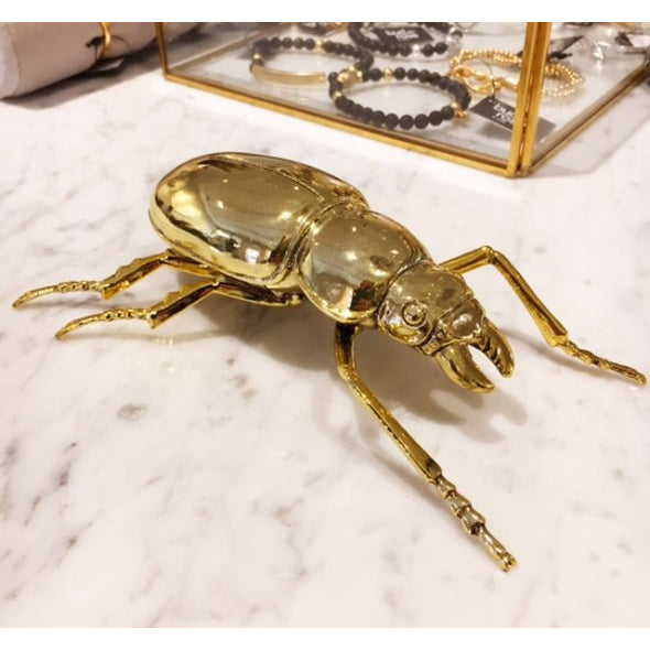 北欧雑貨 インテリア おしゃれ 真鍮 昆虫 メタル オオクワガタ メス Stag beetle worm スタッグビートル ブラス ブロストコペンハーゲン METAL Broste Copenhagen 06BS1