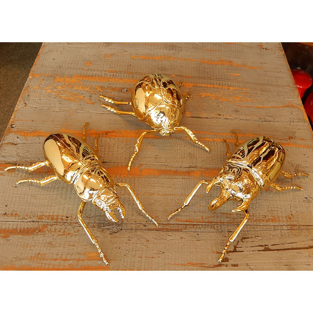 北欧雑貨 インテリア おしゃれ 真鍮 昆虫 メタル オオクワガタ メス Stag beetle worm スタッグビートル ブラス ブロストコペンハーゲン METAL Broste Copenhagen 06BS1