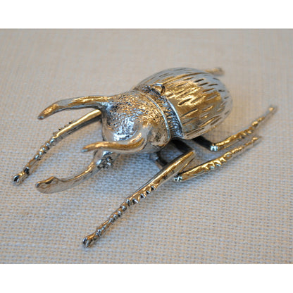 北欧雑貨 インテリア おしゃれ 昆虫 メタル シルバー 銀 アトラスオオカブト カブトムシ beetle ビートル ブロストコペンハーゲン METAL Broste Copenhagen 06S1