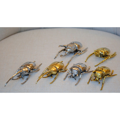 北欧雑貨 インテリア おしゃれ 昆虫 メタル シルバー 銀 アトラスオオカブト カブトムシ beetle ビートル ブロストコペンハーゲン METAL Broste Copenhagen 06S1