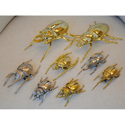 北欧雑貨 インテリア おしゃれ 昆虫 メタル シルバー 銀 アトラスオオカブト カブトムシ beetle ビートル ブロストコペンハーゲン METAL Broste Copenhagen 06S1