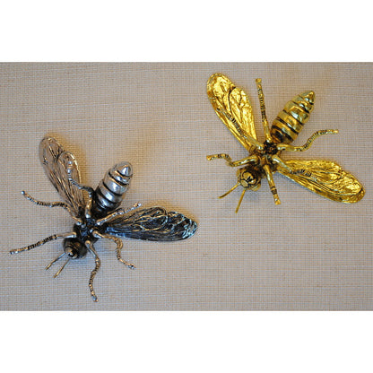 北欧雑貨 インテリア おしゃれ メタル シルバー 銀 昆虫 スズメバチ すずめ蜂 Sparrow bee スパロー ビー ブロストコペンハーゲン METAL Broste Copenhagen 06S2