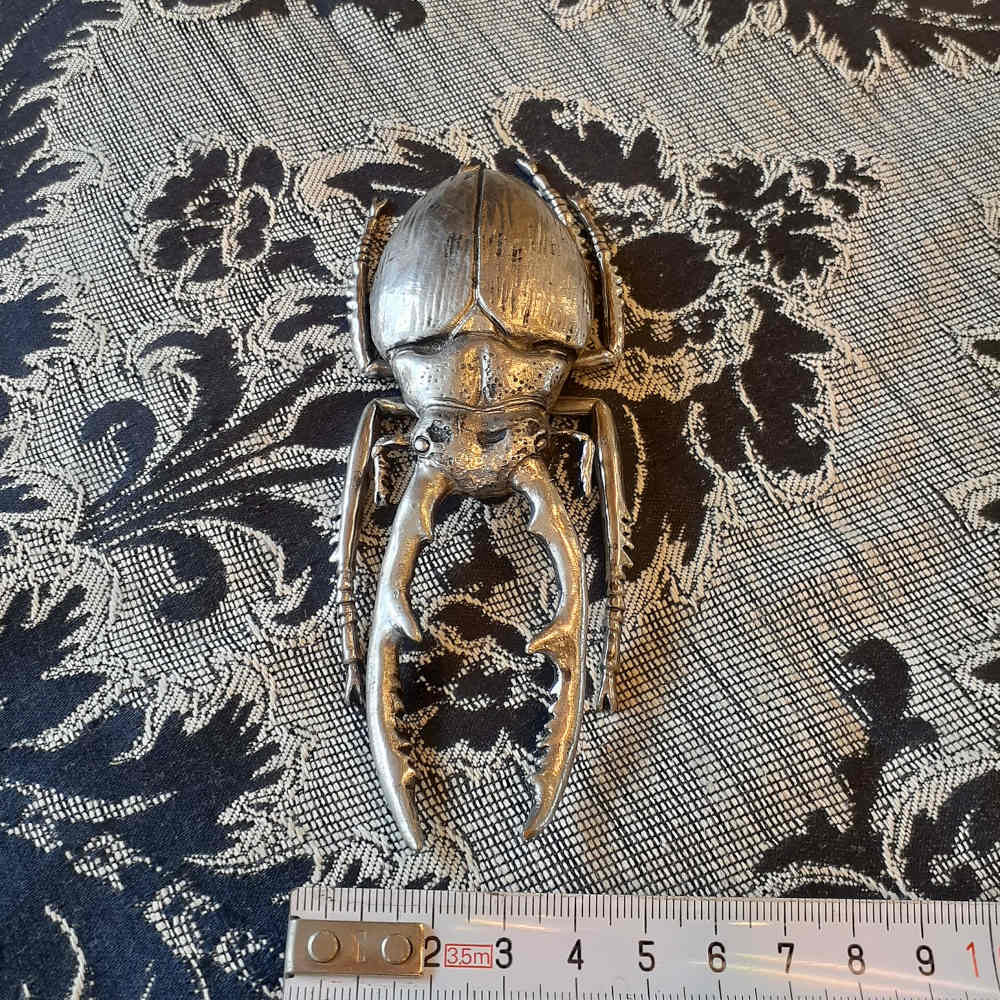 北欧雑貨 インテリア おしゃれ メタル シルバー 銀 昆虫 ノコギリクワガタ Stag beetle スタッグ ビートル ブロストコペンハーゲン METAL Broste Copenhagen 06S3