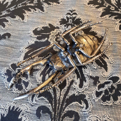 北欧雑貨 インテリア おしゃれ メタル シルバー 銀 昆虫 ノコギリクワガタ Stag beetle スタッグ ビートル ブロストコペンハーゲン METAL Broste Copenhagen 06S3