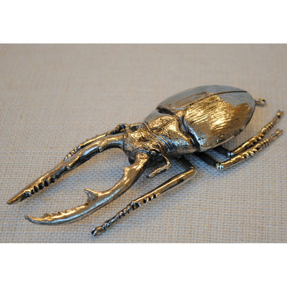 北欧雑貨 インテリア おしゃれ メタル シルバー 銀 昆虫 ノコギリクワガタ Stag beetle スタッグ ビートル ブロストコペンハーゲン METAL Broste Copenhagen 06S3