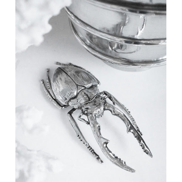 北欧雑貨 インテリア おしゃれ メタル シルバー 銀 昆虫 ノコギリクワガタ Stag beetle スタッグ ビートル ブロストコペンハーゲン METAL Broste Copenhagen 06S3