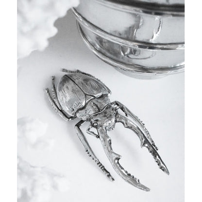 北欧雑貨 インテリア おしゃれ メタル シルバー 銀 昆虫 ノコギリクワガタ Stag beetle スタッグ ビートル ブロストコペンハーゲン METAL Broste Copenhagen 06S3