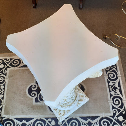 フラワースタンド 花瓶台 コラム コラムスタンド シャビーシック アンティーク調 宮殿柱 プランター 花台 人造 大理石 雑貨 姫系 輸入雑貨 119003