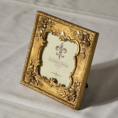 フォトフレーム スクエア アンティーク風 写真額 写真立て おしゃれ クラシック 金 ゴールドフォトフレーム アンティーク調 1383012GD