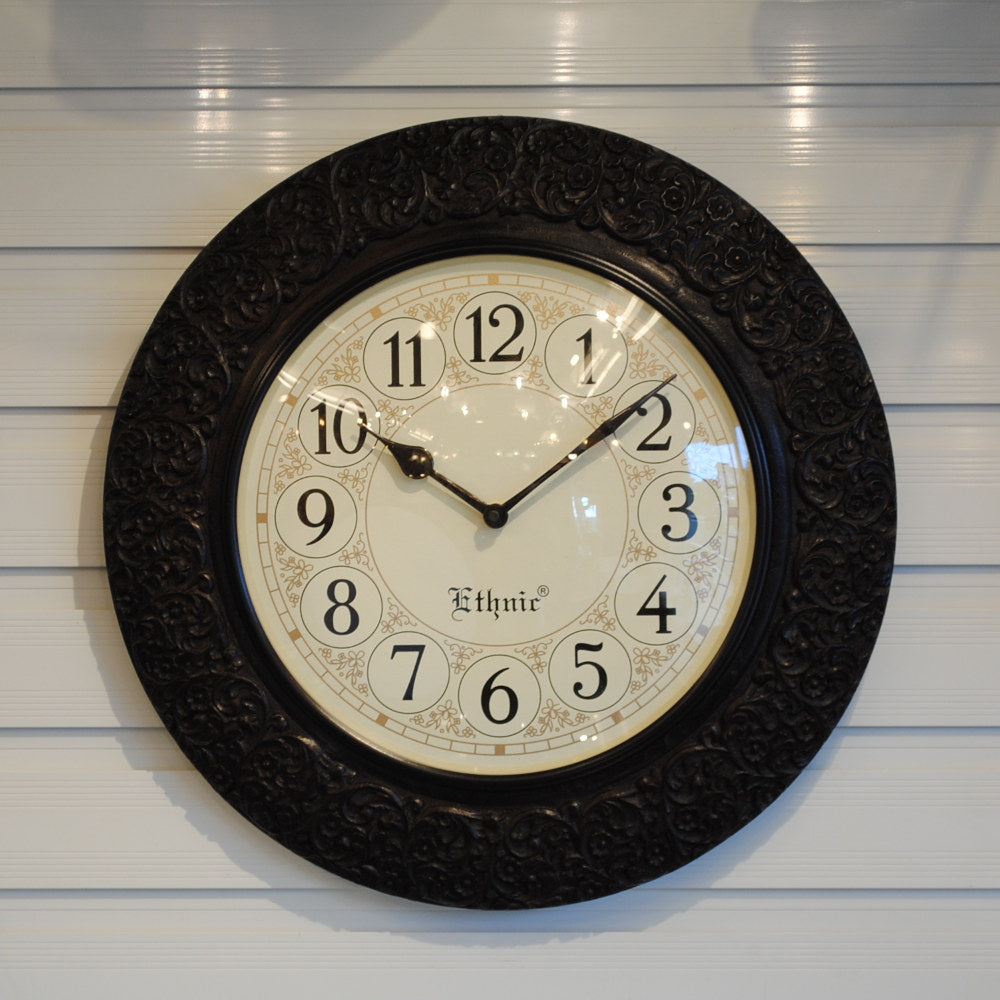 時計 壁掛け時計 掛時計 オシャレ おしゃれ ウォールクロック ウォール クロック 丸型時計 EthnicClockMakerts