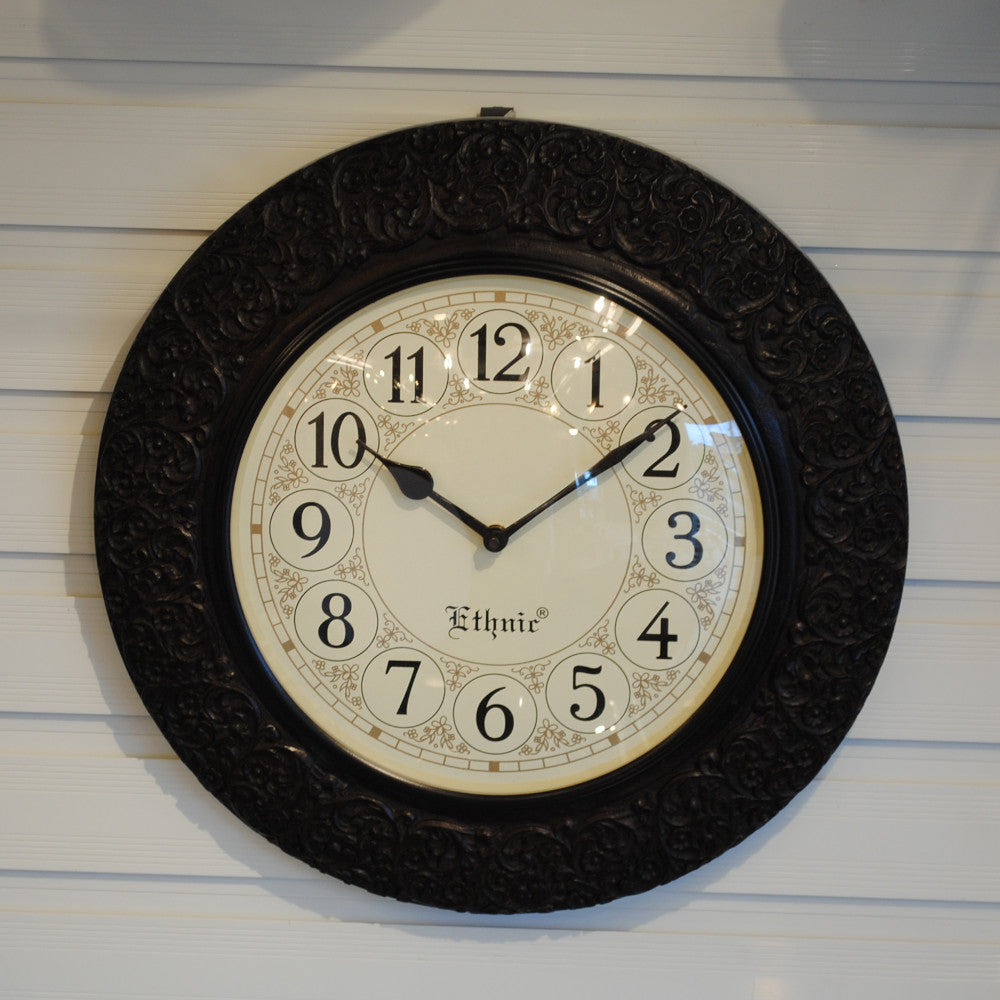 時計 壁掛け時計 掛時計 オシャレ おしゃれ ウォールクロック ウォール クロック 丸型時計 EthnicClockMakerts