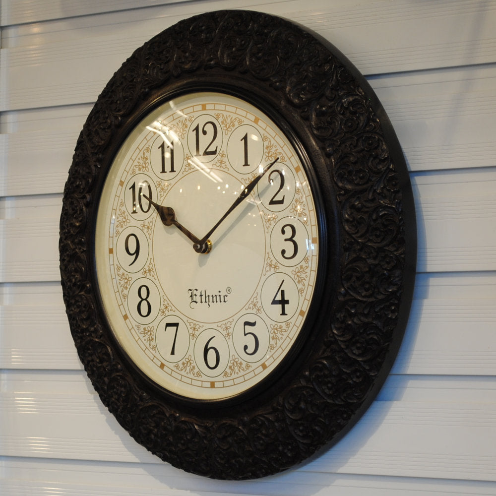 時計 壁掛け時計 掛時計 オシャレ おしゃれ ウォールクロック ウォール クロック 丸型時計 EthnicClockMakerts